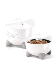 CatIt Pixi Drinking Fountain  Combo pack White