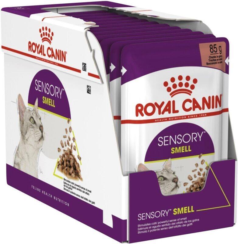 

Royal Canin Feline Health Nutrition Sensory Smell Gravy (WET FOOD - POUCHES) 12x85G