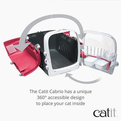 Cabrio Cat Carrier System Cherry Red