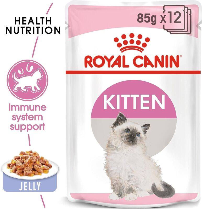 

Royal Canin Feline Health Nutrition Kitten Jelly (WET FOOD - Pouches)