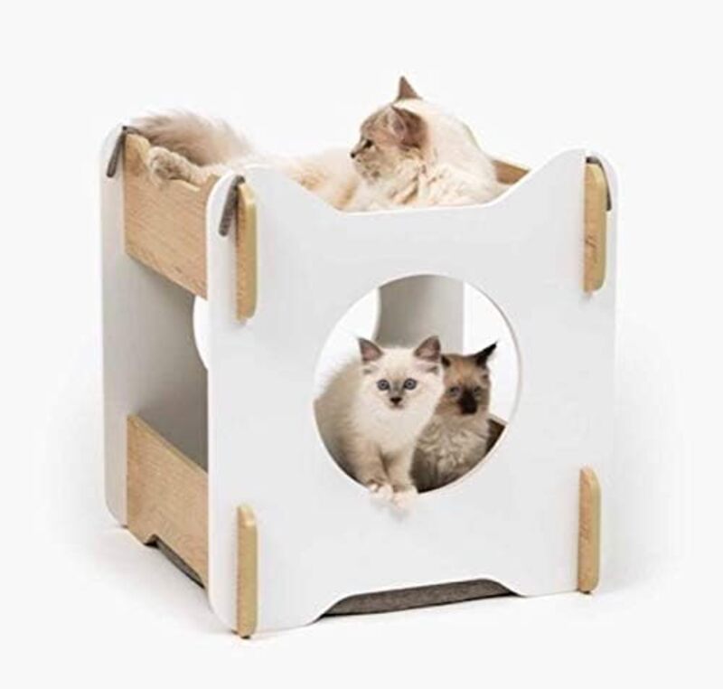 Premium Cat Furniture Cabana White
