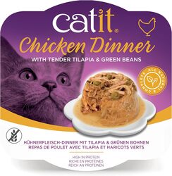 Catit Chicken Dinner Tilapia Green Beans 6pcs