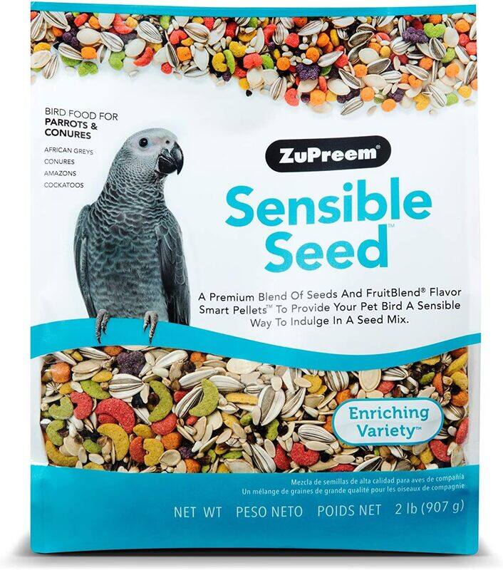 

Zupreem Sensible Seed Parrots And Conures 2 lb