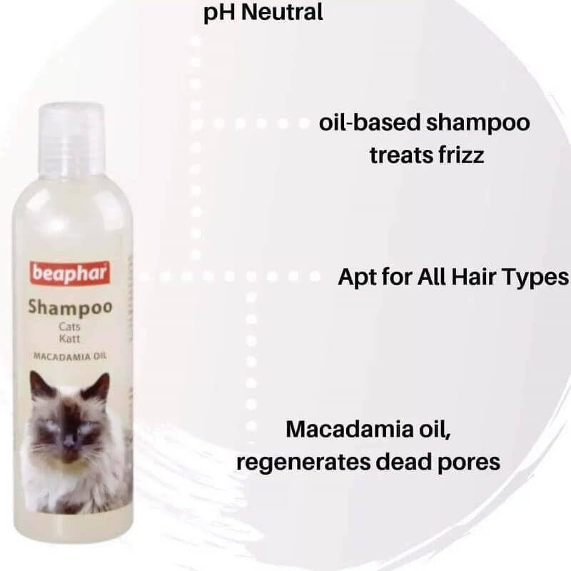 Shampoo Macadamia Oil and Aloe Vera for Cats 250ml