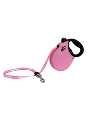 Adventure Retractable leash 5m Medium Pink
