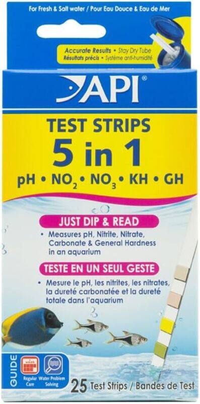 

API 5 IN 1 Test Strips 25 Count