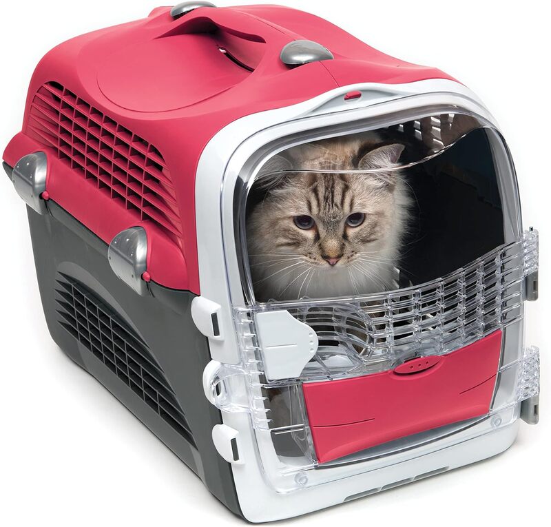 Cabrio Cat Carrier System Cherry Red