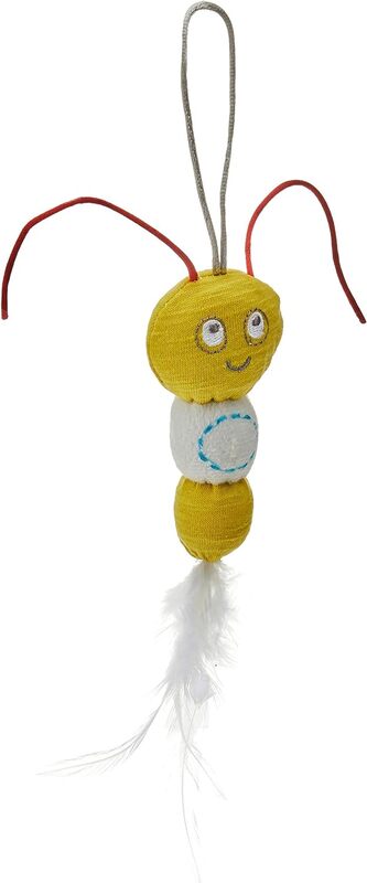 

All For Paws Kitty Feather Caterpillar Yellow