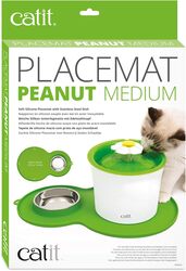 Cat It Peanut Placemat Green Medium