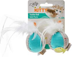 Kitty Feather Ball Turquoise