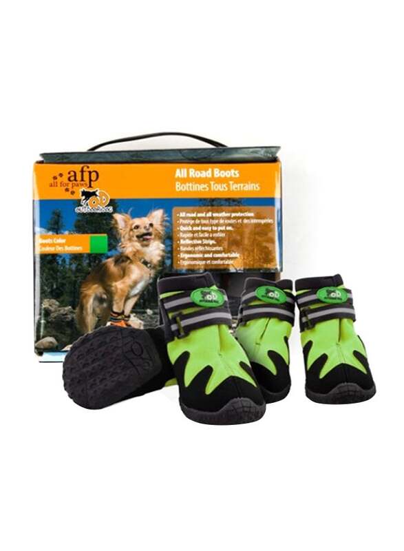 Outdoor Dog Shoes Green S