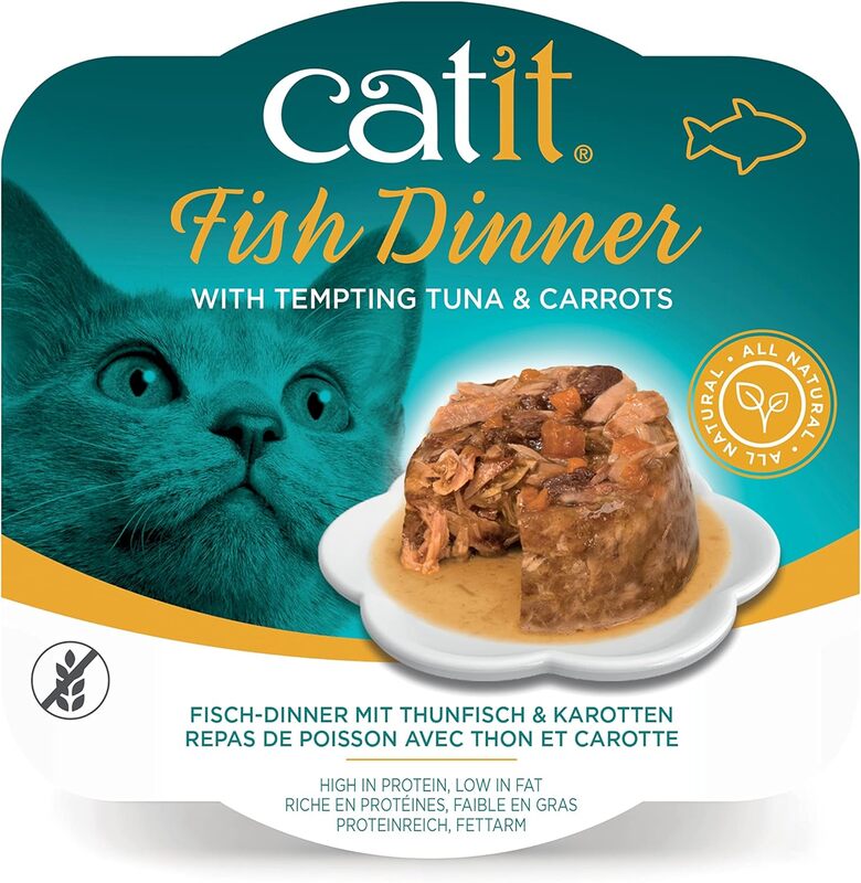 Catit Fish Dinner Tuna Carrot 6pcs