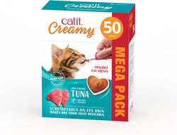 Catit Creamy Treats Mega Pack Tuna 50 tubes