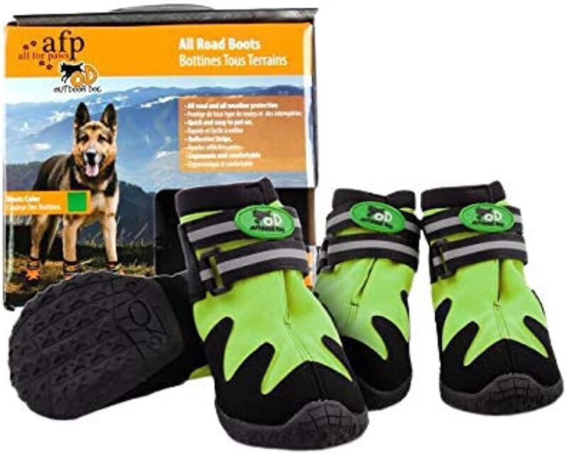 Outdoor Dog Shoes Green XL