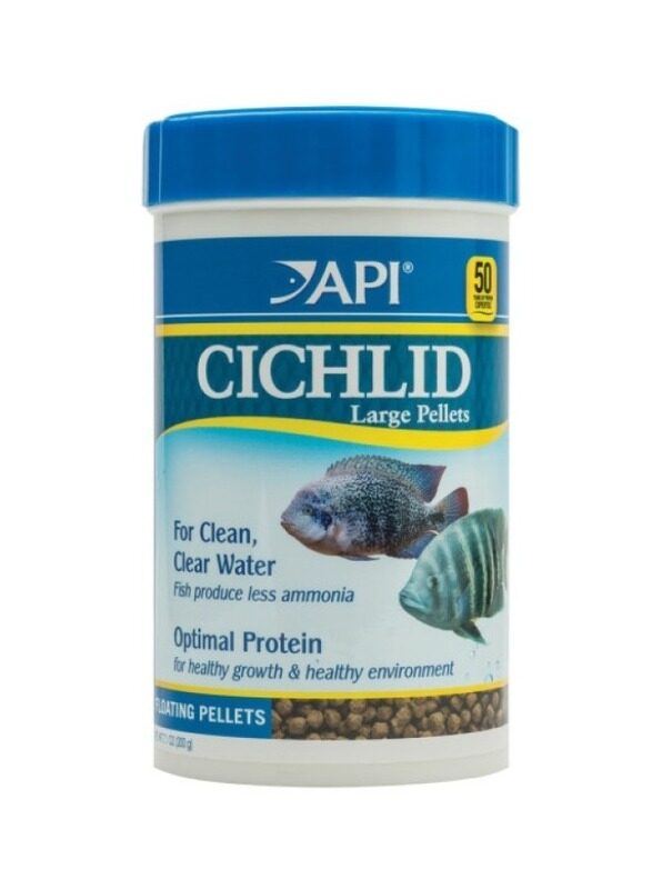 

API Large Pellets Cichlid Fish Food 7.1 OZ