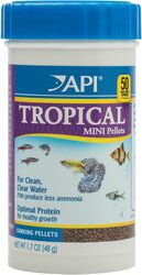 API Mini Pellets Tropical Fish Food 1.7 OZ