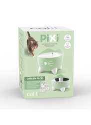 CatIt Pixi Drinking Fountain Combo pack Green