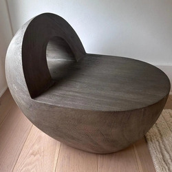 Ligna Furniture Suar Wood Chair, Grey