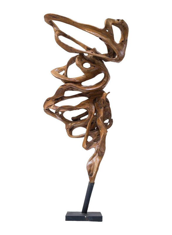 

Ligna Furniture Twister Teak Root Sculpture, Natural