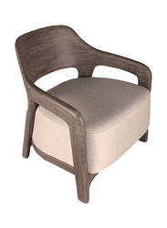 Ligna Furniture Kellan Corfu Lounge Chair, Grey