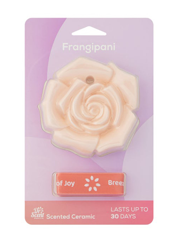 Dr Scent Ceramic Scent, Luxurious & Delicate Notes with Long Lasting Fragrance, Frangipani, Multicolour
