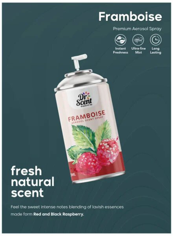 Dr Scent Framboise Air Freshener Aerosol Spray, 300ml