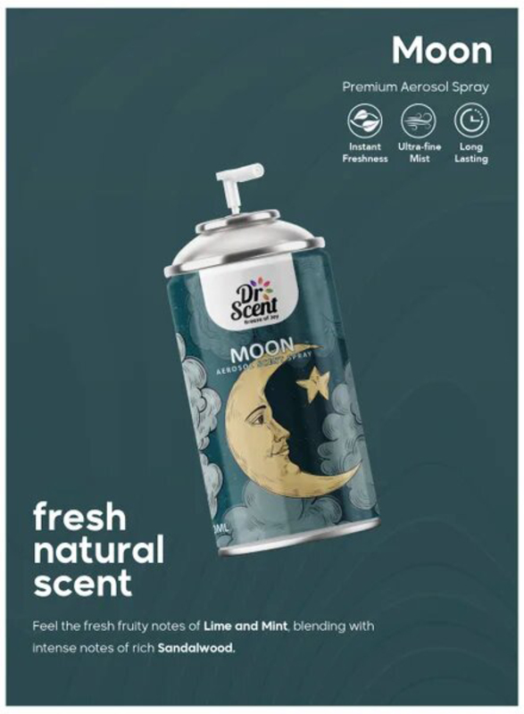 Dr Scent Moon Air Freshener Aerosol Spray, 300ml