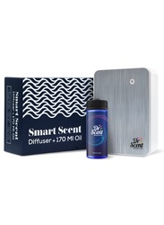  Combo Offer - Essential Oil Smart Scent Diffuser Fragrance Machine (White) With Luxury Diffuser Aroma Oil (170ml)