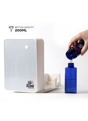  Combo Offer - Essential Oil Smart Scent Diffuser Fragrance Machine (White) With Luxury Diffuser Aroma Oil (170ml)