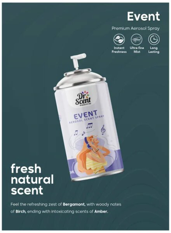 Dr Scent Event Air Freshener Aerosol Spray, 300ml