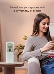 Dr Scent Breeze of Joy, Combo , Automatic Air Freshener Spray Dispenser LCD with 300 ml Aerosol Spray Refill , Long-Lasting Fragrance for Home & Office. (Sense)