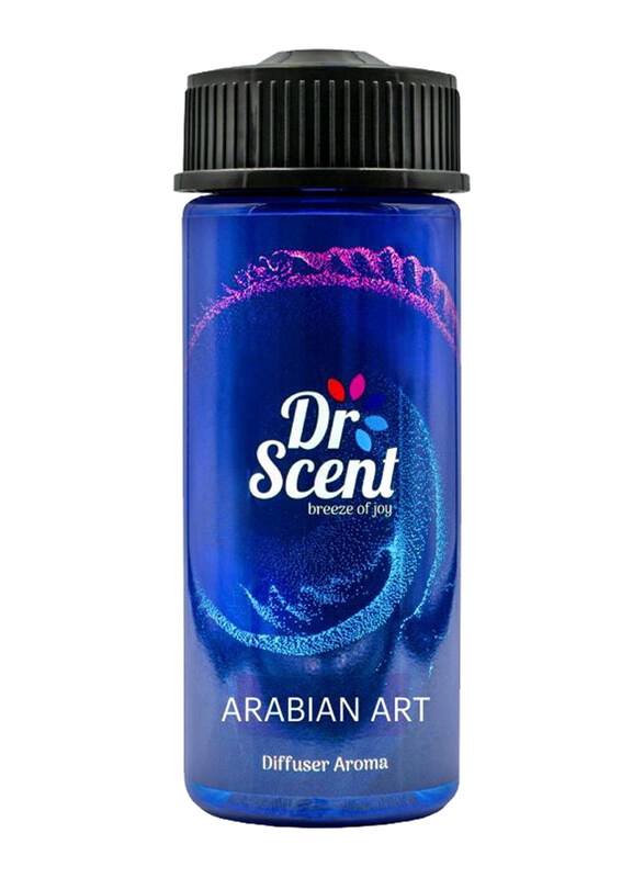 

Dr Scent Aroma Diffuser, 170ml, Arabian Art, Black/Blue
