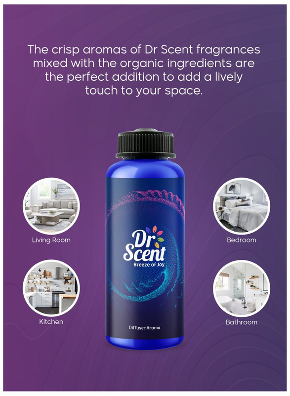 Dr Scent Ceramic Scent, Luxurious & Delicate Notes with Long Lasting Fragrance, Frangipani, Multicolour