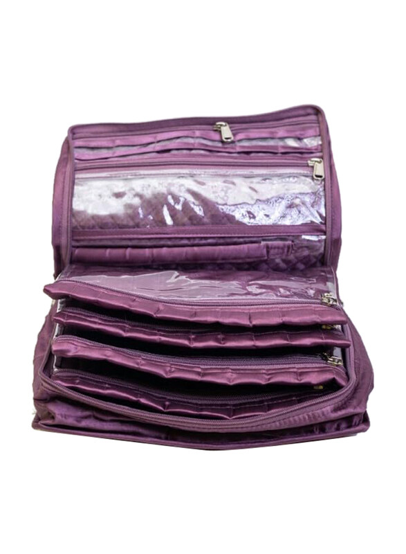 

Generic Small Jewellery Organizer Pouch, Purple