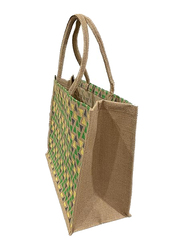 Reusable Jute Bag without Zip, Multicolour