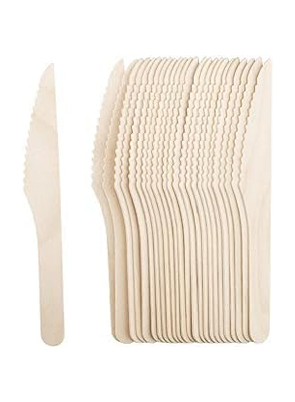 

Generic Disposable Cutlery Knife Set, 100 Pieces, Brown