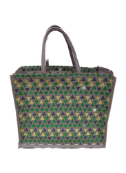 Reusable Jute Bag without Zip, Multicolour
