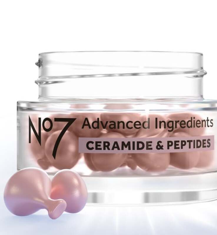 No7 Advanced Ingredients Ceramide And Peptides Facial Capsules 30s