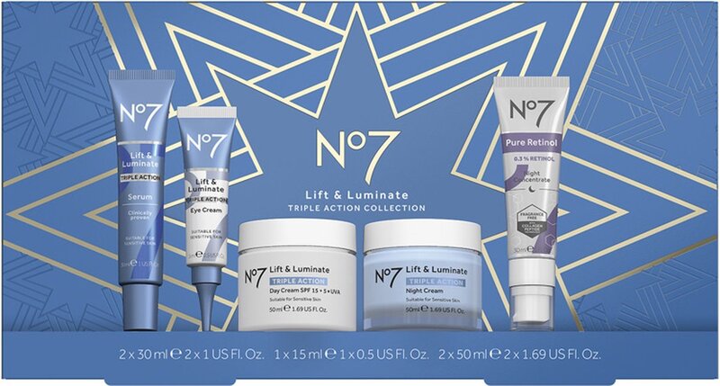 No7 Lift And Luminate Triple Action Retinol Collection Gift Set