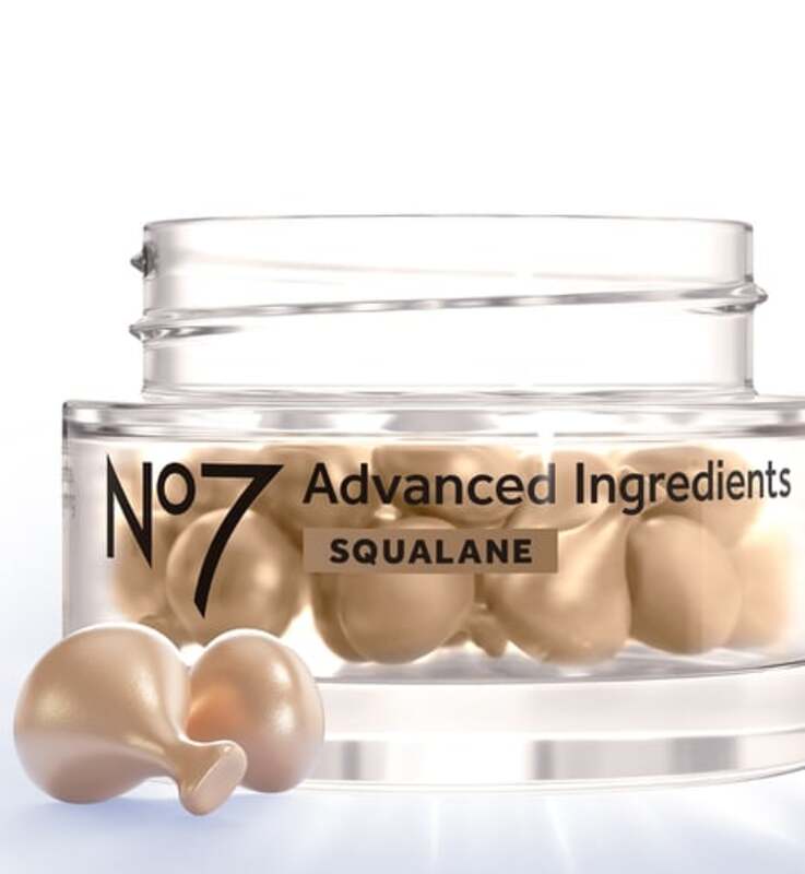 No7 Advanced Ingredients Squalane Facial Capsules 30s