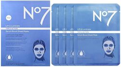 No7 Lift and Luminate Triple Action Serum Boost Sheet Masks 4 Pieces