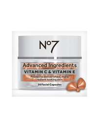 No7 Advanced Ingredients Vitamin And Vitamin E Facial Capsules 30s