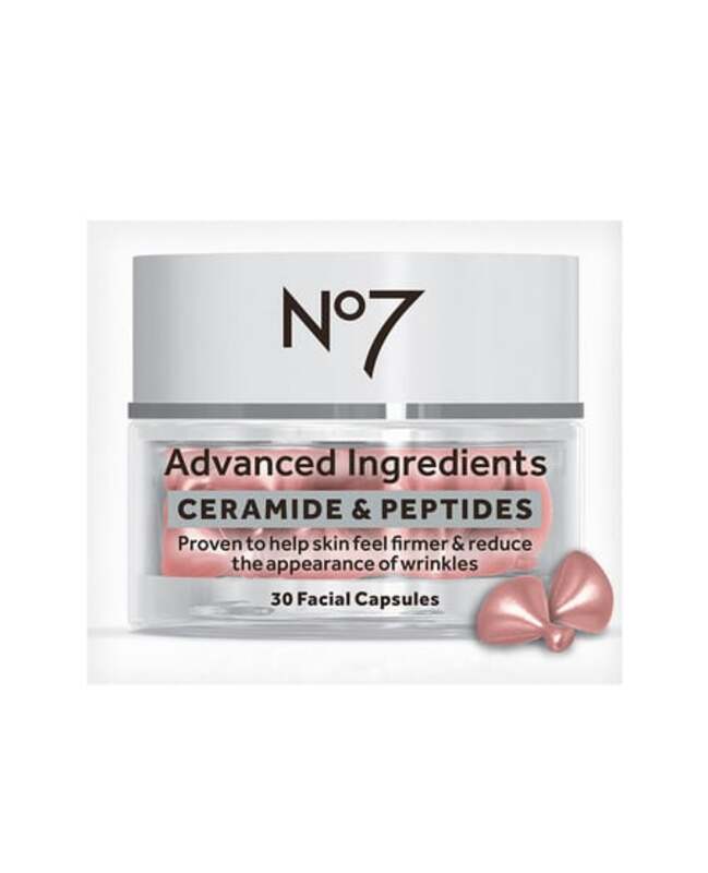 No7 Advanced Ingredients Ceramide And Peptides Facial Capsules 30s