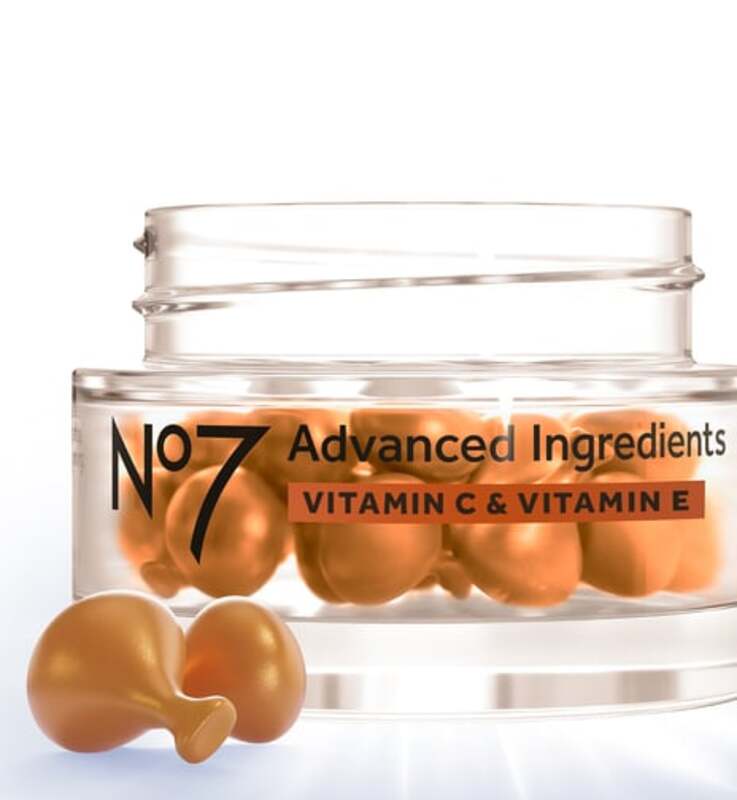 No7 Advanced Ingredients Vitamin And Vitamin E Facial Capsules 30s