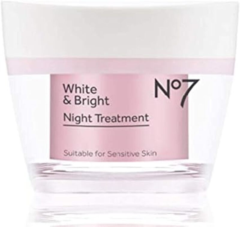 No7 White and Bright Night Treatment - 50ml