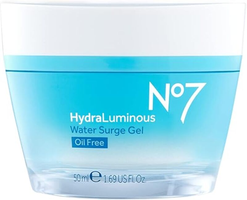 No7 Hydraluminous Water Surge Face Gel Oil Free Moisturizer - 50ml