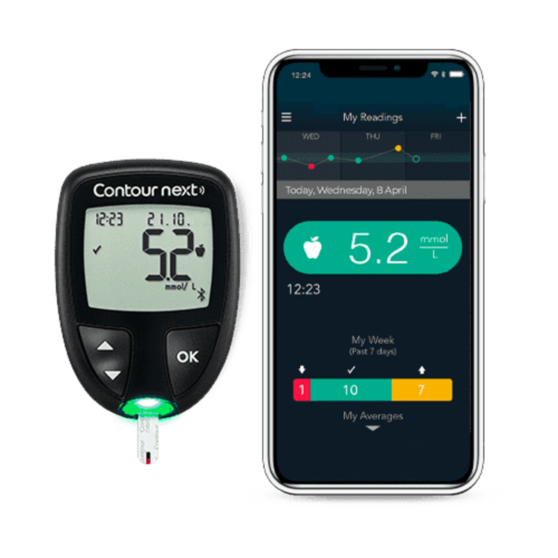 Contour Next Blood Glucose Monitoring System Set