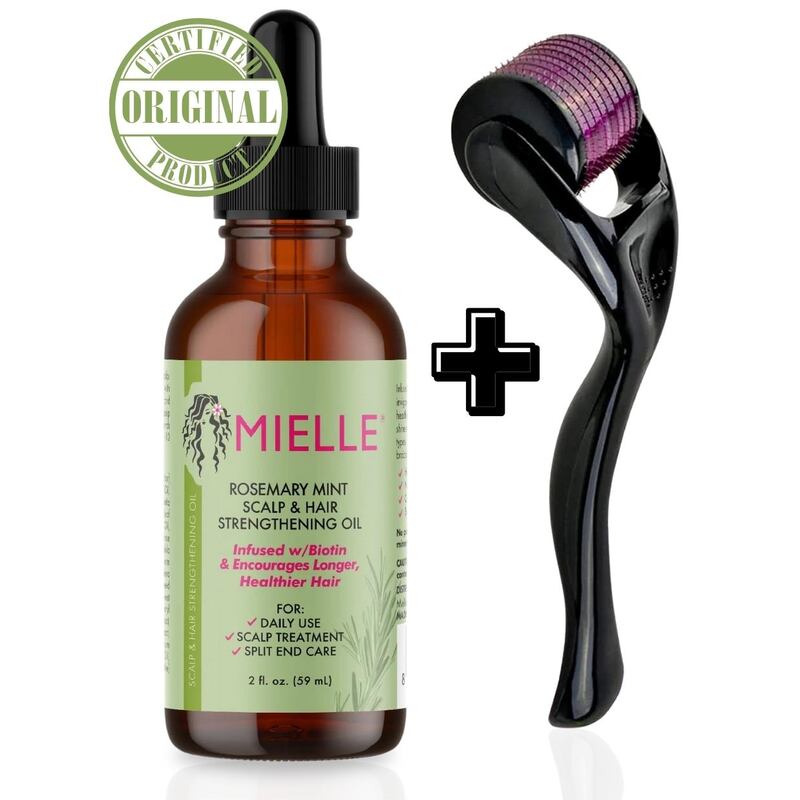 Mielle Rosemary Mint Scalp & Hair Strengthening Oil Hair Roots & Eyebrows Nourishment, Hair Growth,  & Hairfall Treatment Pure Oil Lab Tested 59ML / 2OZ