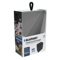 Blaupunkt BLP3140 Portable Bluetooth Speaker, Metal Design, 5W, Black