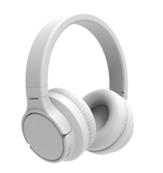 Blaupunkt BLP4120 Over Ear Bluetooth Headphones with Extra Bass, White